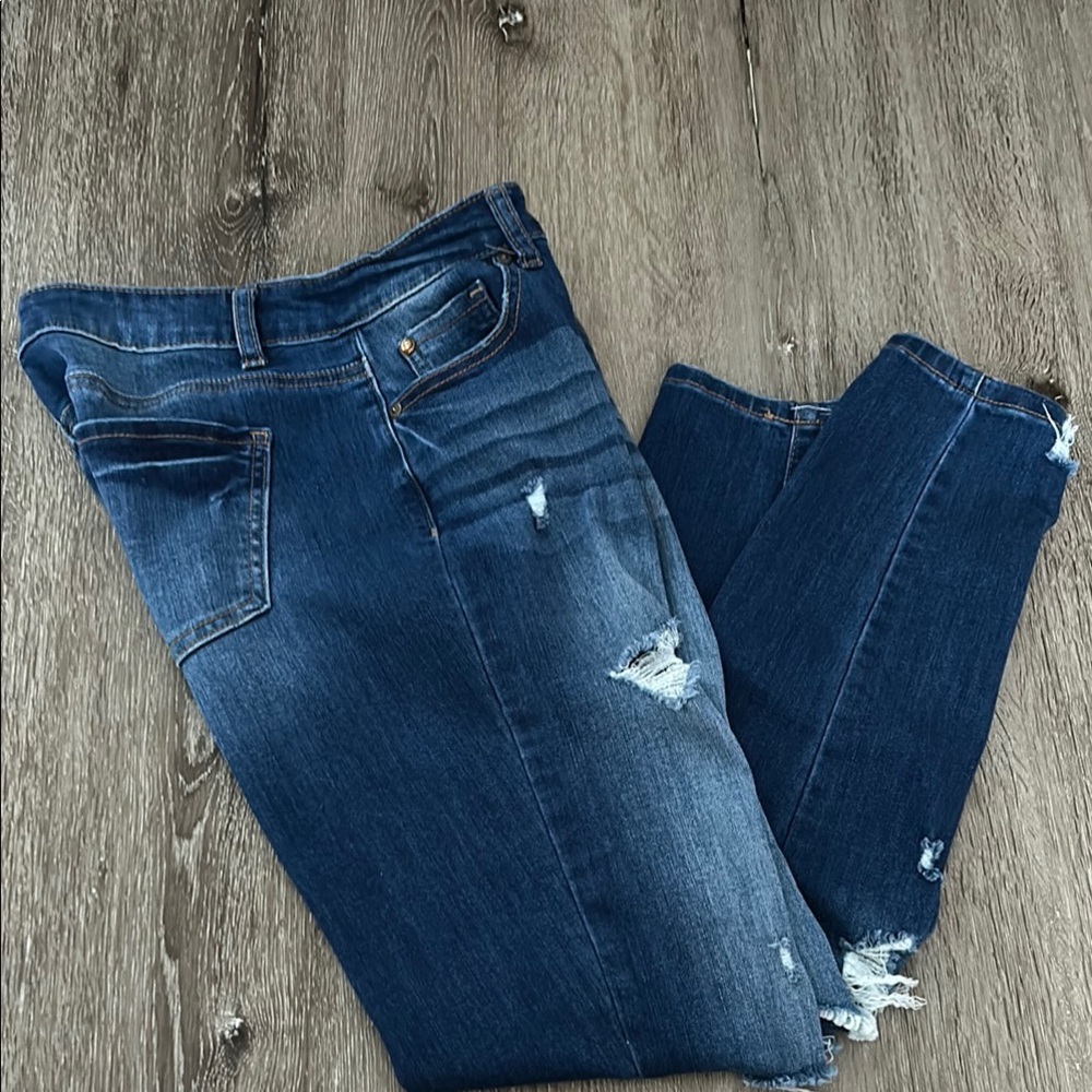 ENJEANS Denim Co. Women's Blue Jeans